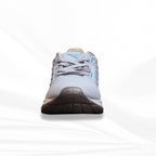 White and Silver Sports Shoes